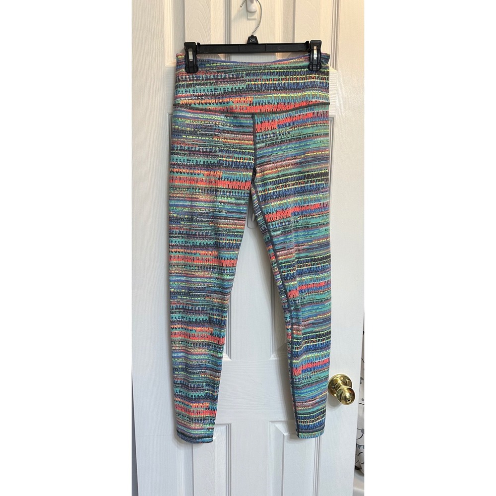 Victorias Secret VSX Sport Knockout Tight Leggings Multi Color Print Medium